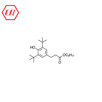 CAS 125643-61-0 Irganox 1135 অ্যান্টিঅক্সিডেন্ট রাবার রাসায়নিক অক্টাইল-3 5-Di-Tert-Butyl-4-Hydroxyhydrocinnamate